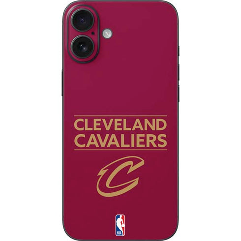 NBA Cleveland Cavaliers Standard - Maroon iPhone 16 Plus Skin